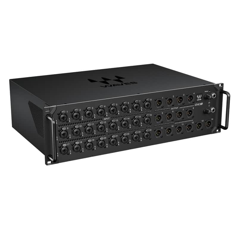 Waves IONIC 24 - 24-Input 18-Output SoundGrid Stagebox with Waves Signature Preamps image 1