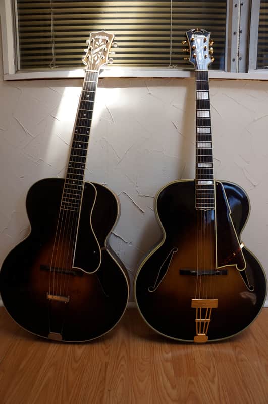 John D'Angelico Excel & Style A Archtops 1935 Sunburst image 1