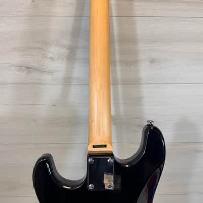 Silvertone SS-11/BK Stratocaster Style Electric Guitar – Black, Rosewood Fingerboard, Classic S-Style Tone 2002-2008 image 5