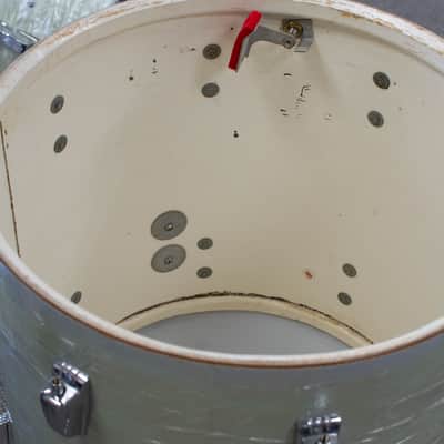 1960s Ludwig "Super Beat" White Marine Pearl Drum Kit image 20