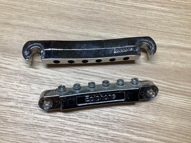Epiphone Tune-o-matic bridge and stop tailpiece - Chrome image 1