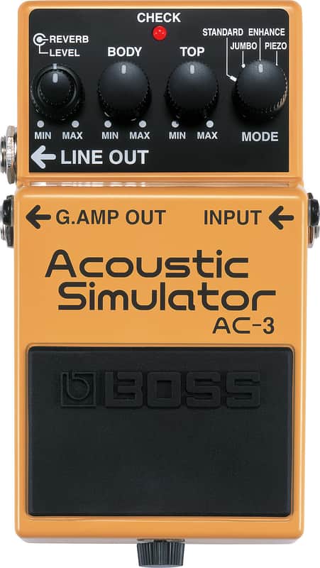 Boss AC-3 Acoustic Simulator with Reverb Pedal image 1