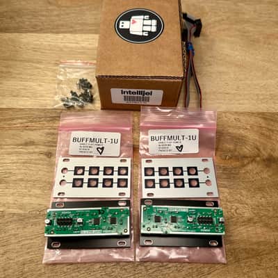 Intellijel Buff Mult 1U X 2 - Black and Silver Panels image 2