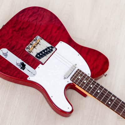 2024 Fender Hybrid II Telecaster FSR Quilt Top Red Beryl, Near-Mint w/ Tags, Japan MIJ image 9