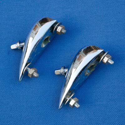 Pack Of 2 Sonor Teardrop Bass Drum Spurs Brackets image 2