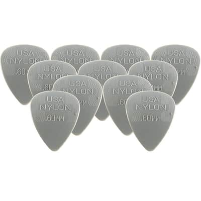 Dunlop 44P60 Nylon Standard .60mm Guitar Picks (12-Pack)