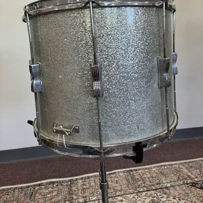 Immagine Ludwig 1960s Marching/Converted Snare 15x12" - Silver Sparkle - 6