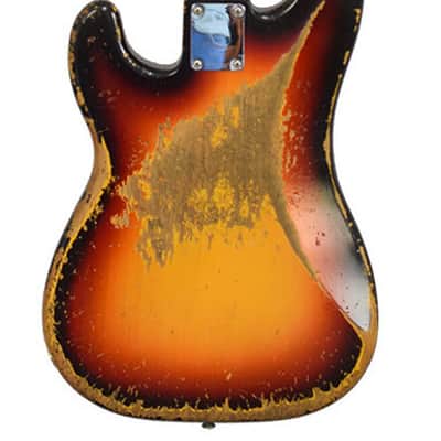 Shabat Panther STP Bass 3-Tone Sunburst MN image 3