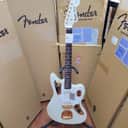 *NEW IN BOX* 2025 Fender Japan Limited Edition Traditional Collection, 60's Jaguar White Pearl Gold with Matching Headstock, MIJ