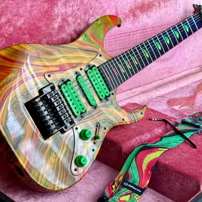 Ibanez UV77-MC Steve Vai Signature Universe 1991 - Multi-Color image 10