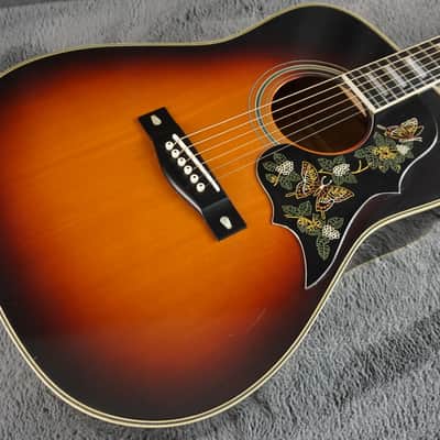 Yamaha L-8S Jumbo Acoustic Guitar MIJ Japan Vintage Sunburst w/ Original Hard Case image 5