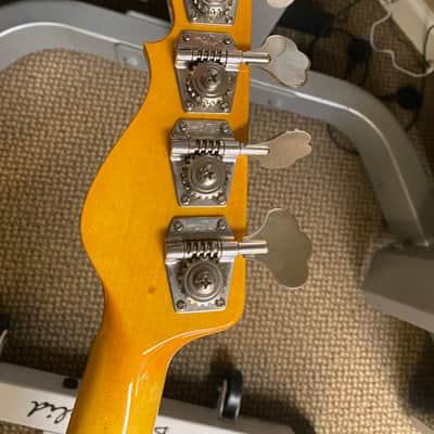 G&L ASAT 4 String Bass mid-90s - Clear Red with Top Binding image 14