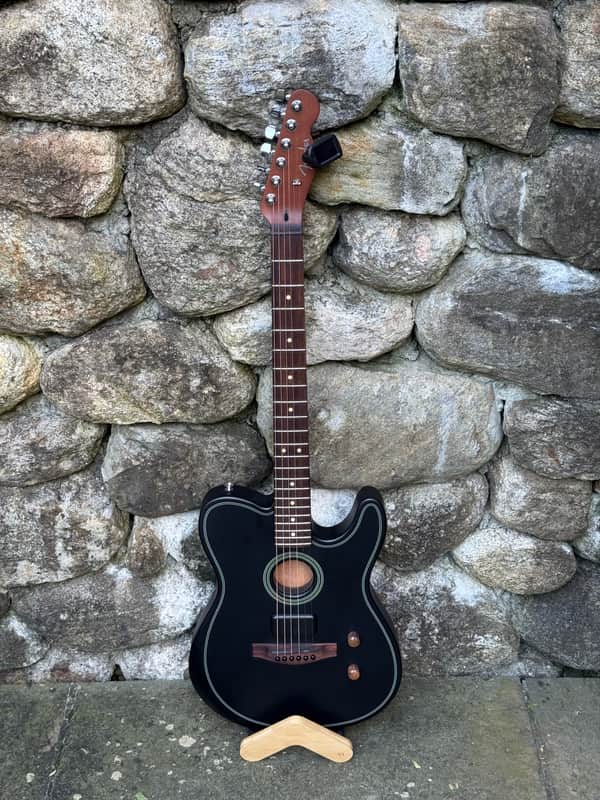 Fender Acoustasonic Standard Telecaster 2025 - Present - Black image 1