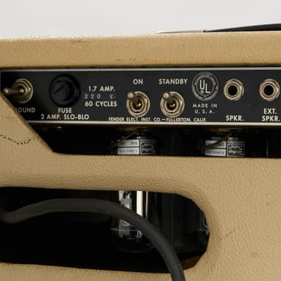 Fender Bassman top 50 Watt blonde-blackface (Pre-owned) image 8