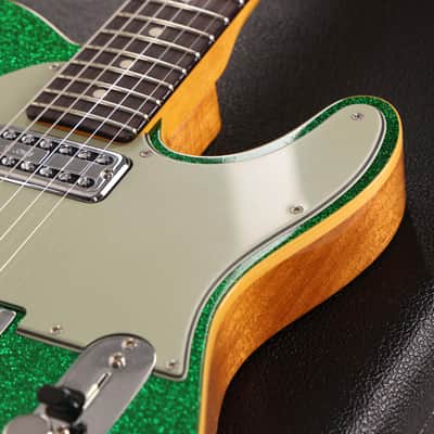Fender Custom Shop Dual Stack HS Telecaster Green Sparkle Closet Classic image 10