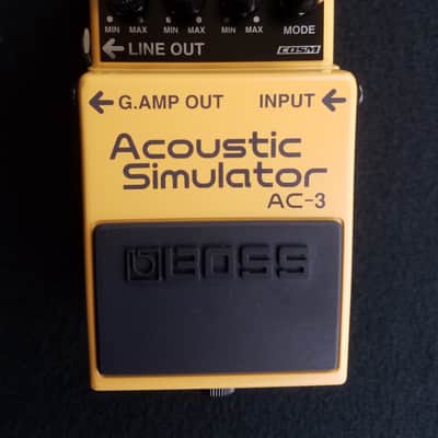Boss AC-3 Acoustic Simulator 2006 - Present - Yellow image 1