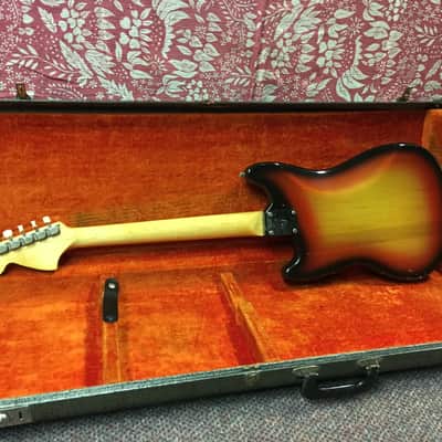 1970 Fender Mustang Electric Guitar Sunburst Vintage USA image 8