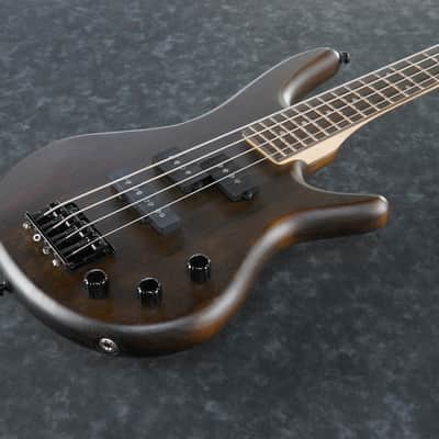 Ibanez Gio SR miKro "Short Scale" 4 String Electric Bass - Walnut Flat (GSRM20BWNF) image 6