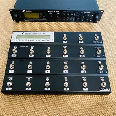 Fractal audio Axe FX 2 MK 1 and Fractal MFC 101 midi foot controller MK 1 image 3