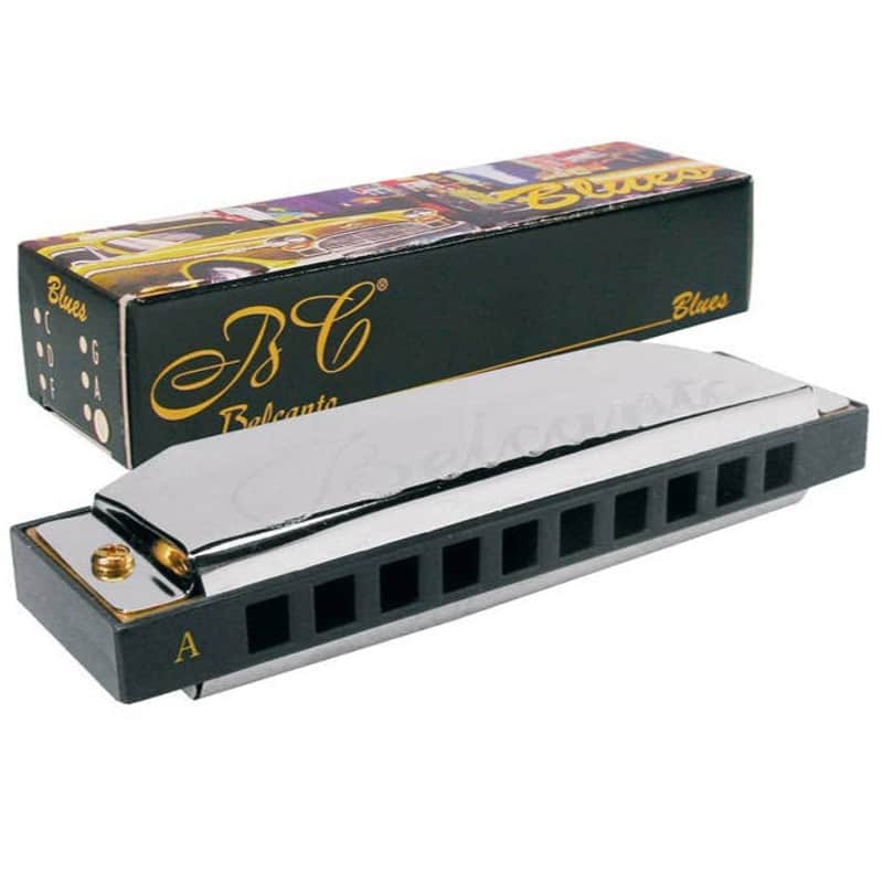 Immagine Belcanto Blues Harmonica Mouth Organ Harp Key A - HRM-20-A - 1
