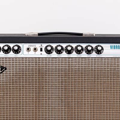 1976 Fender Vibrolux Reverb Silverface Vintage Tube Amp 2x10 w/ CTS Alnico, Ftsw image 3