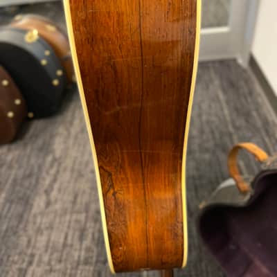 1949 Martin D-28 Shade Top Brazilian Rosewood Sunburst Vintage Harptone Case Holy Grail! image 8