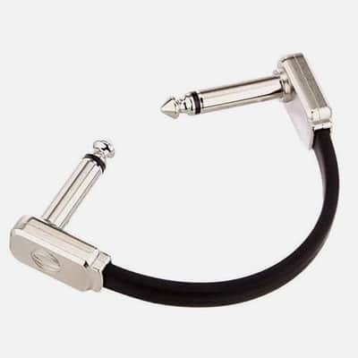 3” Single Flat Ribbon Patch Cable Multi-Shielding Low-Profile Plugs Low Noise Black Optimal-Routing image 3