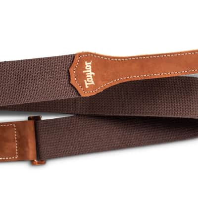 Taylor GS Mini Cotton Guitar Strap - AMBER