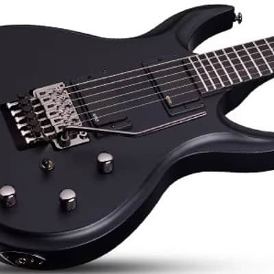 Schecter Tommy Victor Devil FR Electric Guitar - Satin Black (224) image 2
