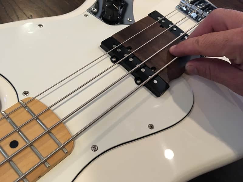 Bass Ramp Thumb Rest for American and Mexican MIM Fender Standard Jazz Bass - BONK image 1