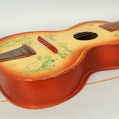 Vintage 1950's Lone Ranger Tonto Acoustic Guitar image 10