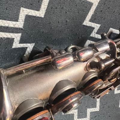 Wurlitzer American (Martin Stencil) Silver Plated Soprano Saxophone image 5