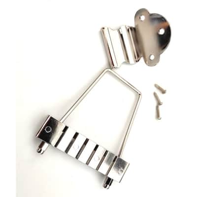 Short Nickel Gibson 60s Tailpiece ES-335 Style image 4