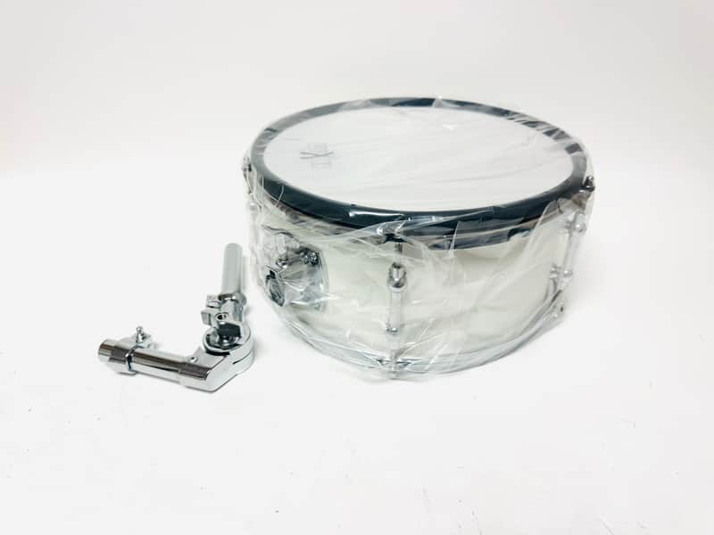 HXM 12” X 6” White Rack Tom Drum for Roland Alesis Lemon Kit image 1