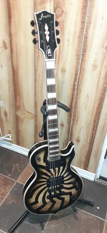 FireFly Zakk Wylde Oden BuzzSaw 6 String Electric Guitar image 1