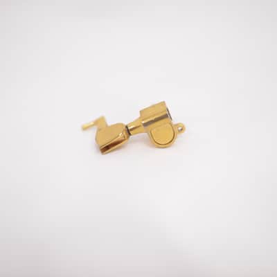 1970-1980's Vintage Gibson GOLD Chrome Embossed Logo Crank TUNER ES SG L6 Les Paul Custom Schaller Treble Side image 3