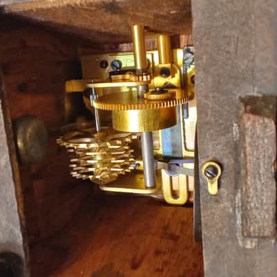 Fully Serviced Restored Antique Wood Bell Walnut Metronome de Maelzel Seth Thomas Clocks image 9