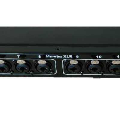 Mamba 16 XLR Combo (XLR/TRS/TS) to 16 XLR Male 1RU XLR Patch Bay