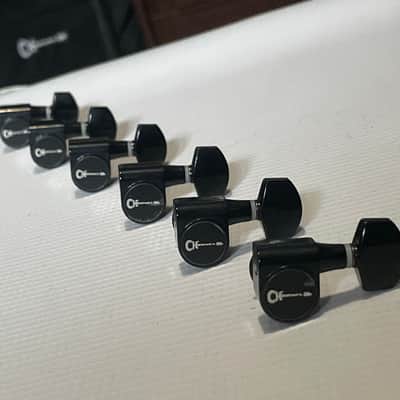 MIM Charvel Pro Mod 2H Black Tuners Tuning Pegs 6 In Line Dual Pin image 1