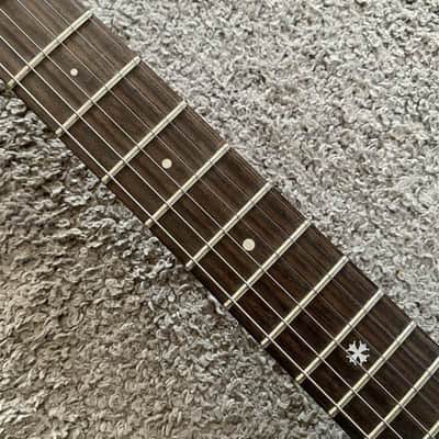 LAG Glossy Black HH Electric Guitar, Solid Mahogany Body, Mahogany Neck, Rosewood Fretboard image 18