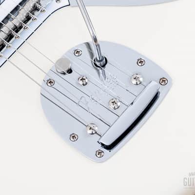 2023 Fender Johnny Marr Jaguar Offset Electric Guitar Olympic White w/ Case, Hangtags image 8