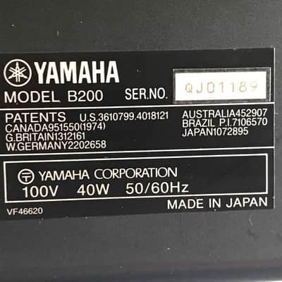 1988 Yamaha EOS B200 Vintage FM Digital Synthesizer Keyboard + Yamaha Hard Flight Case Japan 100V YS200 DX11 TQ5 image 12