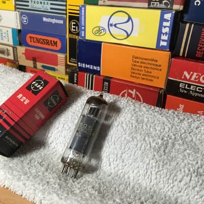 1 x NOS 6BQ5 EL84 Matsu/Mullard Power Tube ~ 1960s Production ~ Smooth Vintage Tone Translucent Highs Holographic Sound image 1