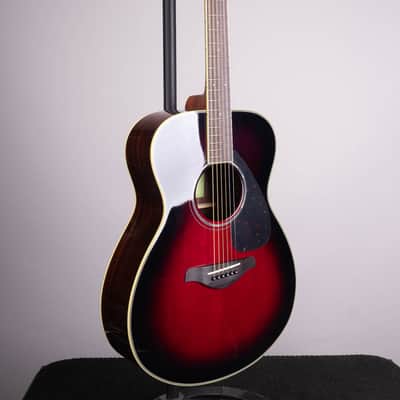 Yamaha FS830 Dusk Sun Red Concert Acoustic Guitar Solid Spruce Top image 3