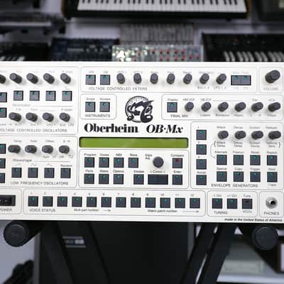 Oberheim OB-Mx Rackmount Analog 2-Voice Synthesizer with manual