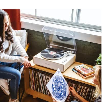 Crosley Stave CR6046A 2-Speed Belt-Drive Turntable - Natural Wood - Bluetooth In/Out image 11