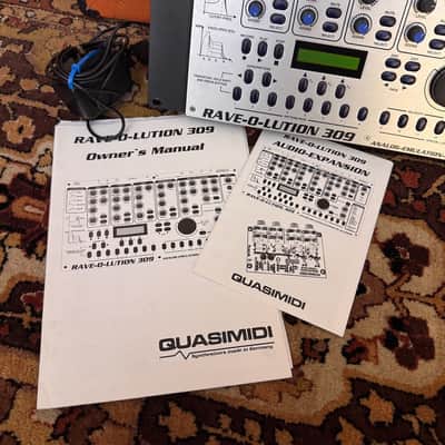 Vintage Quasimidi Rave-O-Lution 309 Drum Machine Sequencer Analogue Synth etc image 2