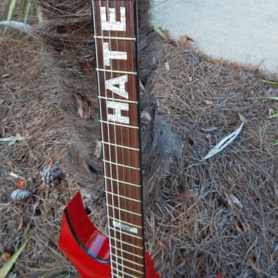 B.C. Rich Warlock Hate 7 Blood Red Mick Thomson Slipknot image 7