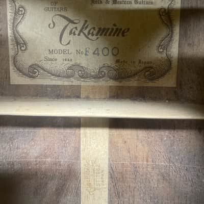 Takamine F-400 12-String Acoustic Guitar Lawsuit Era 1973 Natural image 5
