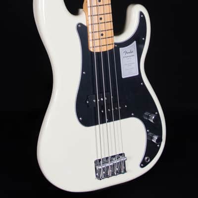 Fender Standard Precision Bass, Maple FB, Olympic White image 4